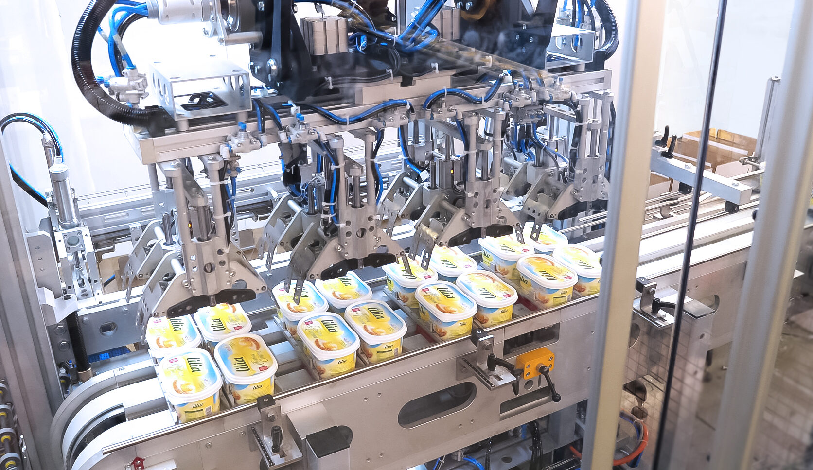 Chargement par le dessus pour produits laitiers